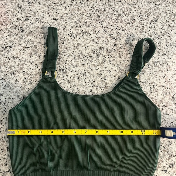 Forest Green Aerie Crop Bra - Picture 6 of 6